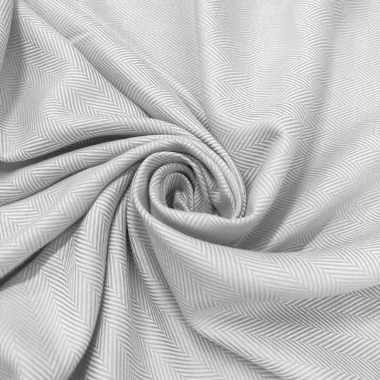 Tecido Camisaria Tricoline Fio 50 maquinetado Hórus 01 Branco 100% Algodão
