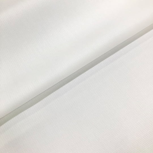 Tecido Camisaria Tricoline Fio 80 - Málaga - Branco - Maquinetado - 100% Algodão