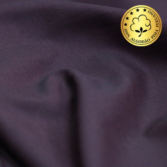 Tecido Camisaria fio 60 Maquinetado - Verona Oxford 07 Vinho - 100% Algodão Pima