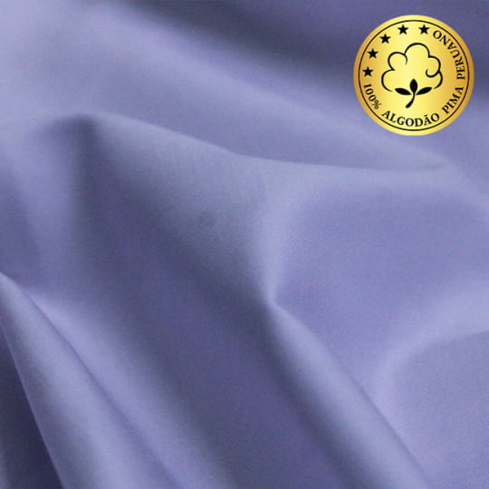 Tecido de Camisaria Firenze 03 Fio 70 Lilás - 100% Algodão Pima