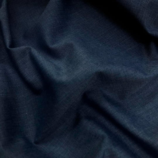 Tecido Tricoline liso fio 50 - Filas 52 Azul Petróleo - 100% Algodão