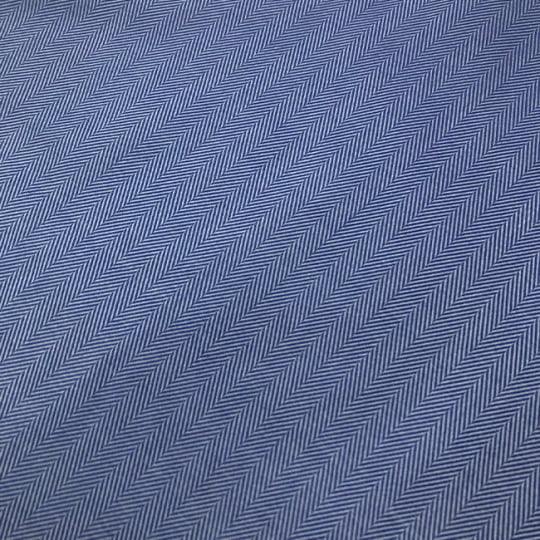 Tecido Camisaria Tricoline Fio 50 maquinetado Hórus 03 Royal 100% Algodão