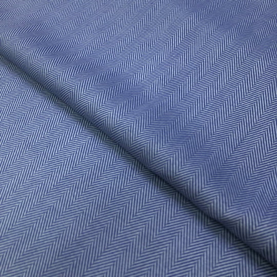 Tecido Camisaria Tricoline Fio 50 - Hórus 03 - Royal - Maquinetado - 100% Algodão Tecido Camisaria Tricoline Fio 50 - Hórus 03 - Royal - Maquinetado - 100% Algodão