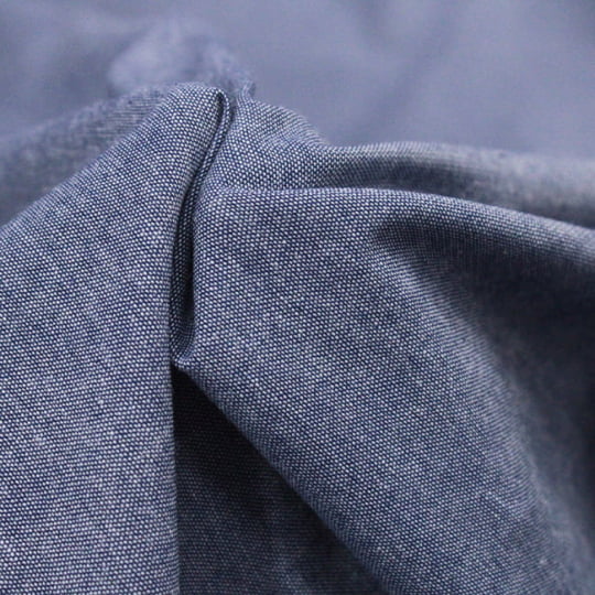 Tecido Tricoline Fio 40 Oxford 21 - Azul Jeans - 100% Algodão Tecido Tricoline Fio 40 Oxford 21 - Azul Jeans - 100% Algodão