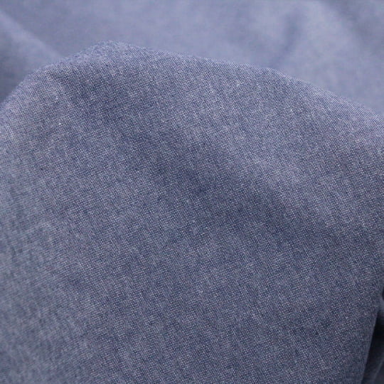Tecido Tricoline Fio 40 Oxford 21 - Azul Jeans - 100% Algodão